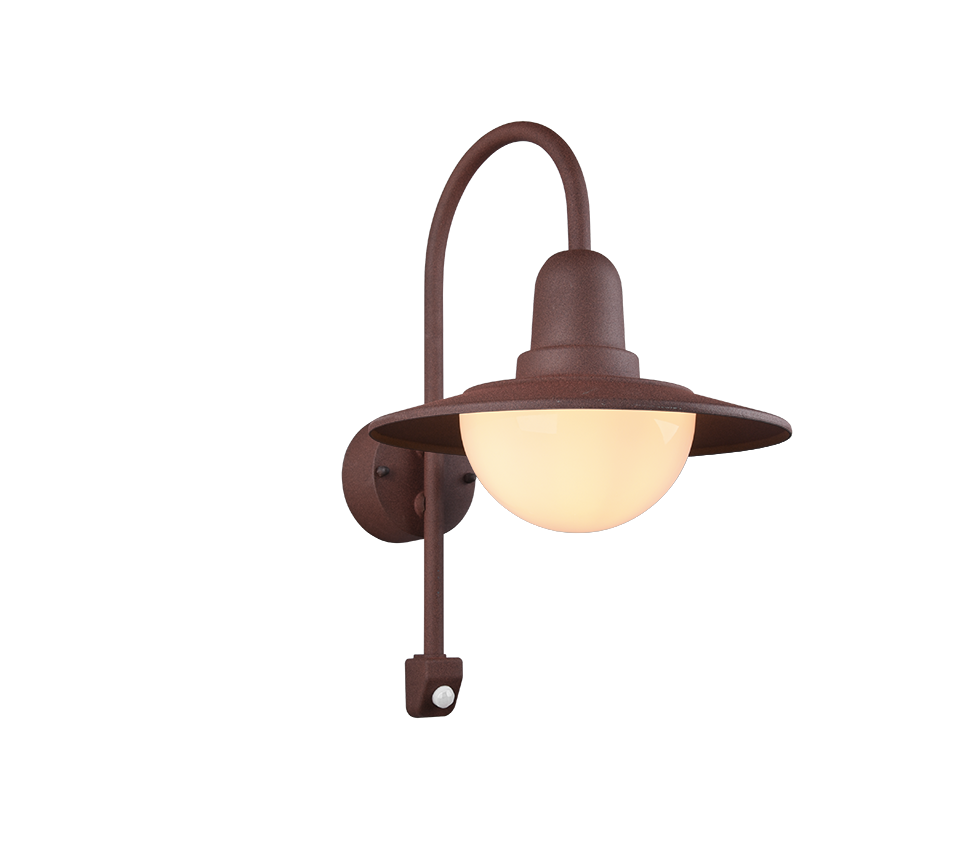 Norman Outdoor Wall Light- Rusty/ Anthracite Finish