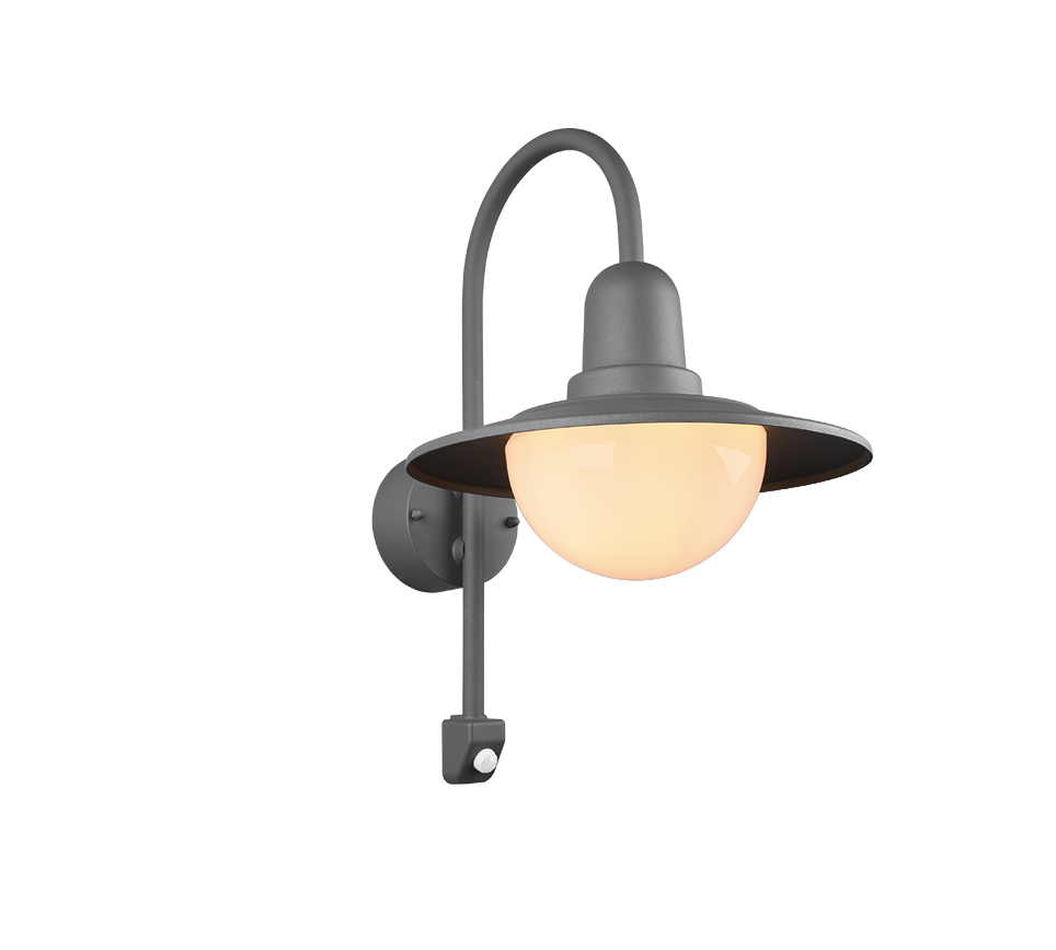 Norman Outdoor Wall Light- Rusty/ Anthracite Finish
