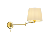 Lyon 1 Lt Reading Light - Brass/Nickel