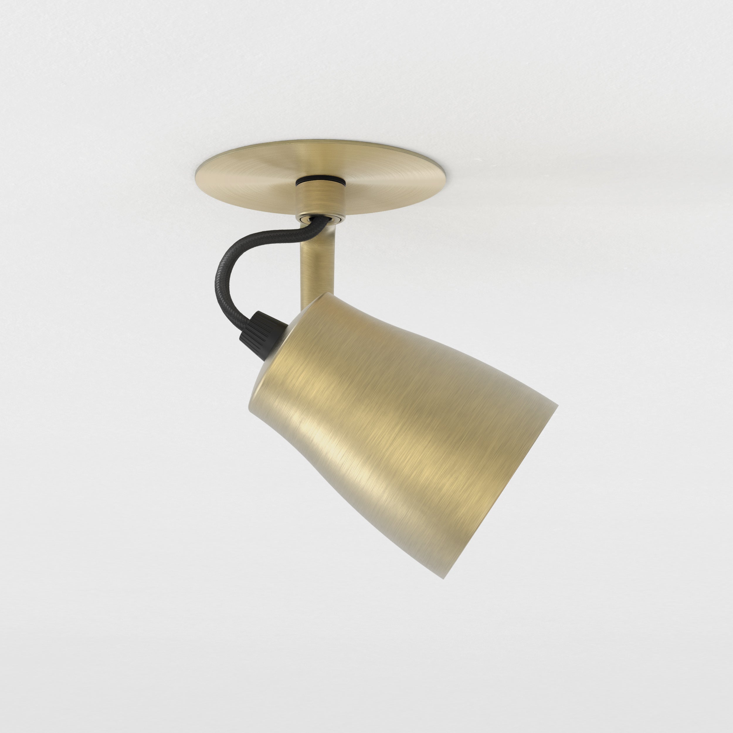 Juno Recessed Indoor Spotlight in Bronze/Matt Brushed Brass GU10 IP20