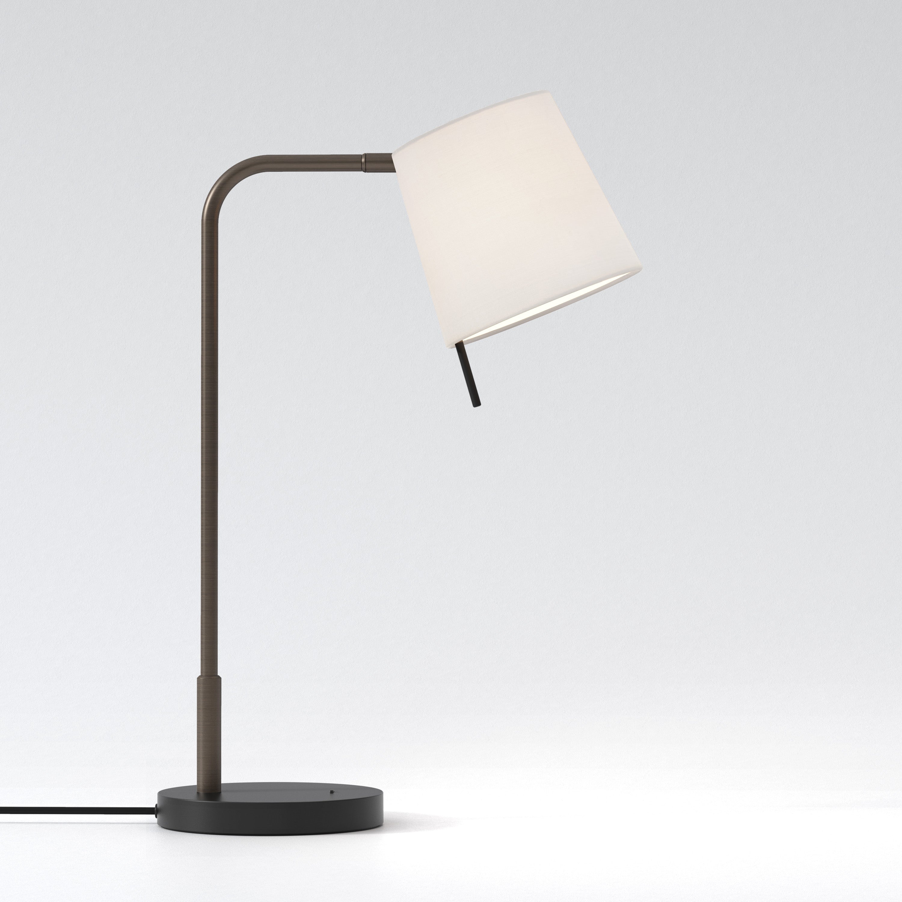 Mitsu Table Lamp- Matt Nickel/ Bronze
