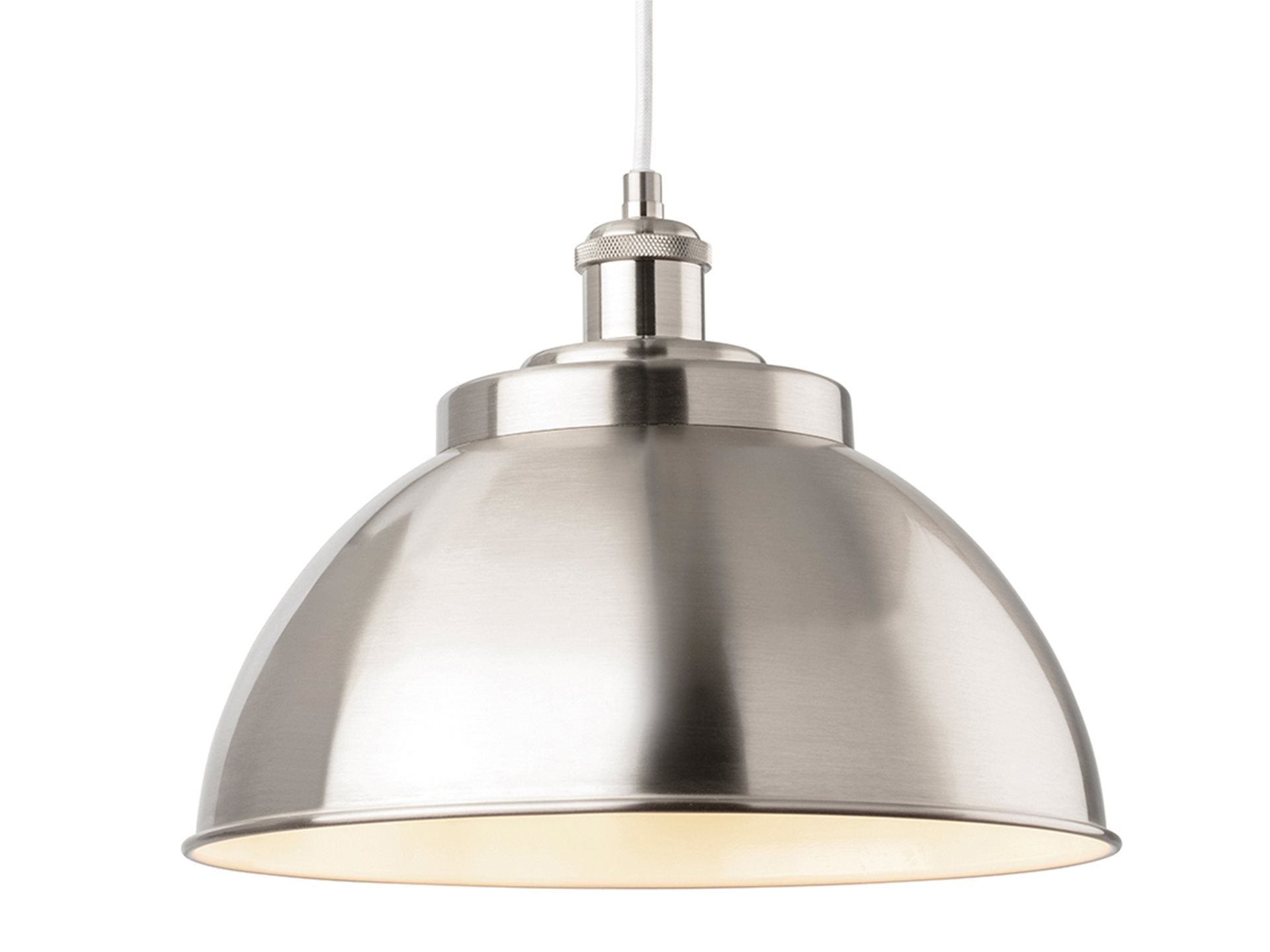 Genoa Pendant- Antique Brass/ Brushed Steel
