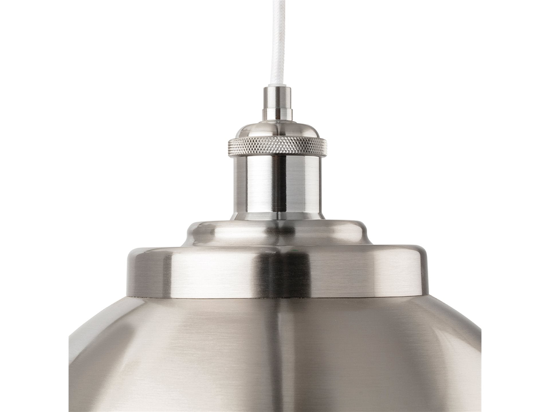 Genoa Pendant- Antique Brass/ Brushed Steel
