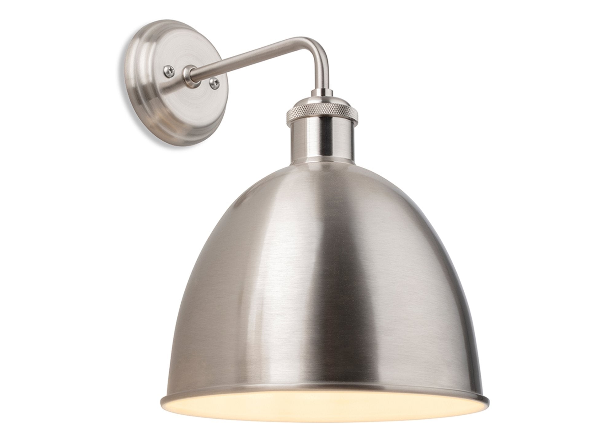 Genoa Wall Light- Antique Brass/ Brushed Steel