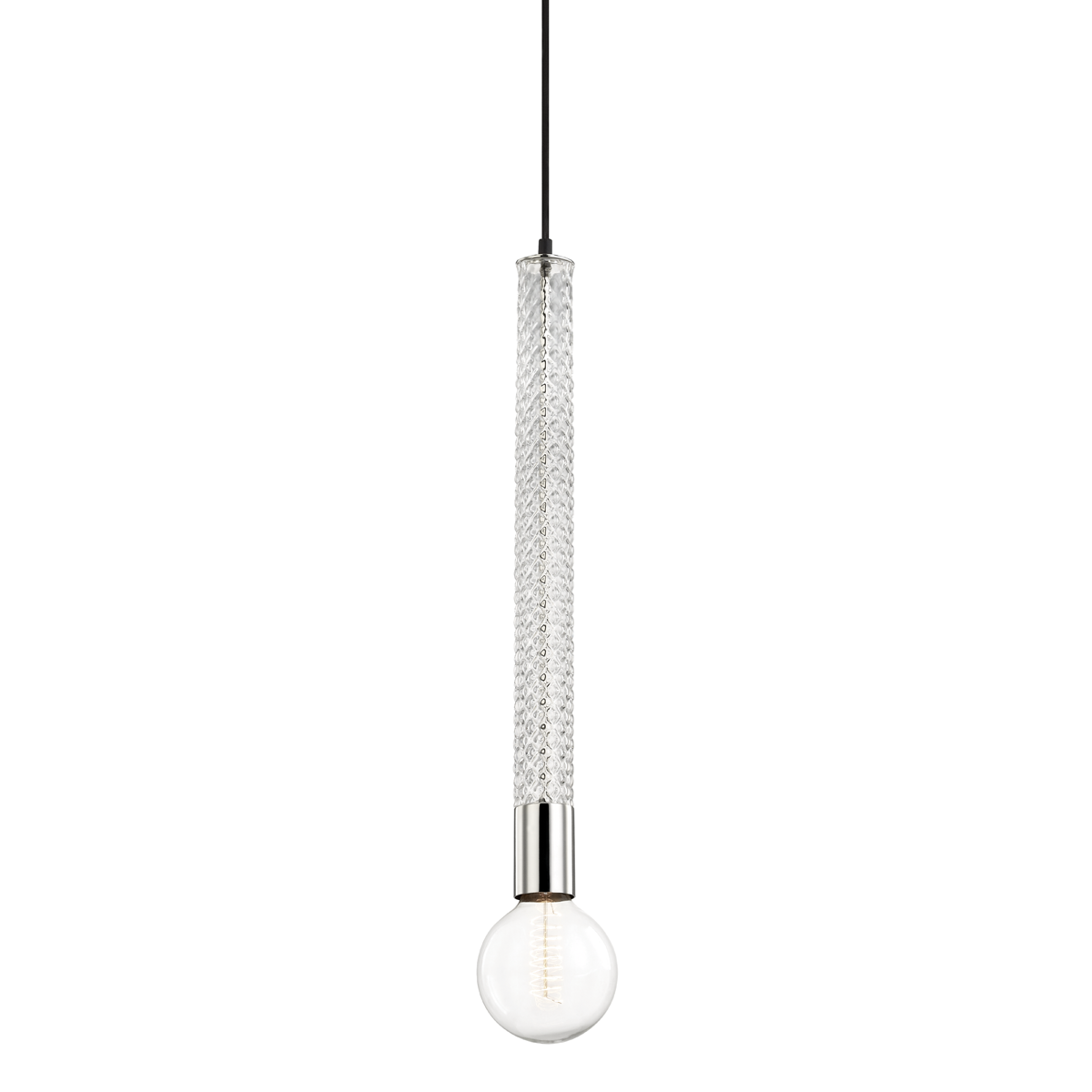 Pippin 1Lt Pendant- Aged Brass/ Polished Nickel