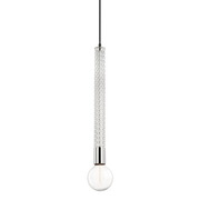 Pippin 1Lt Pendant- Aged Brass/ Polished Nickel