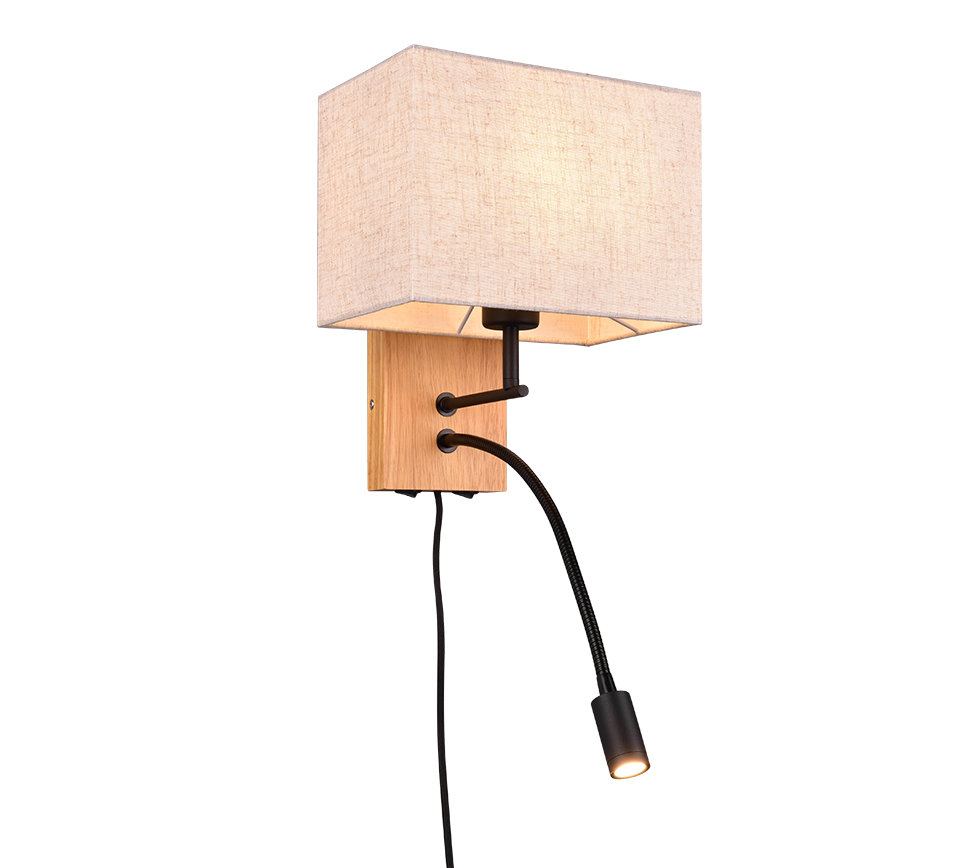 Nilam 2Lt Reading Light - Black