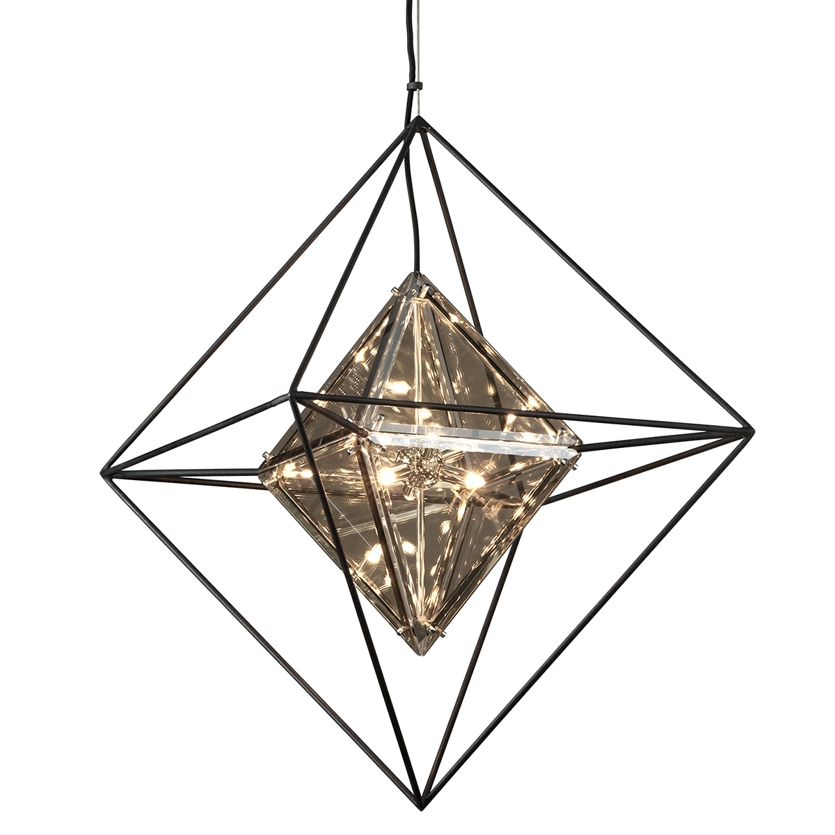 Epic 4/6/8Lt Pendant - Forged Iron & Topaz