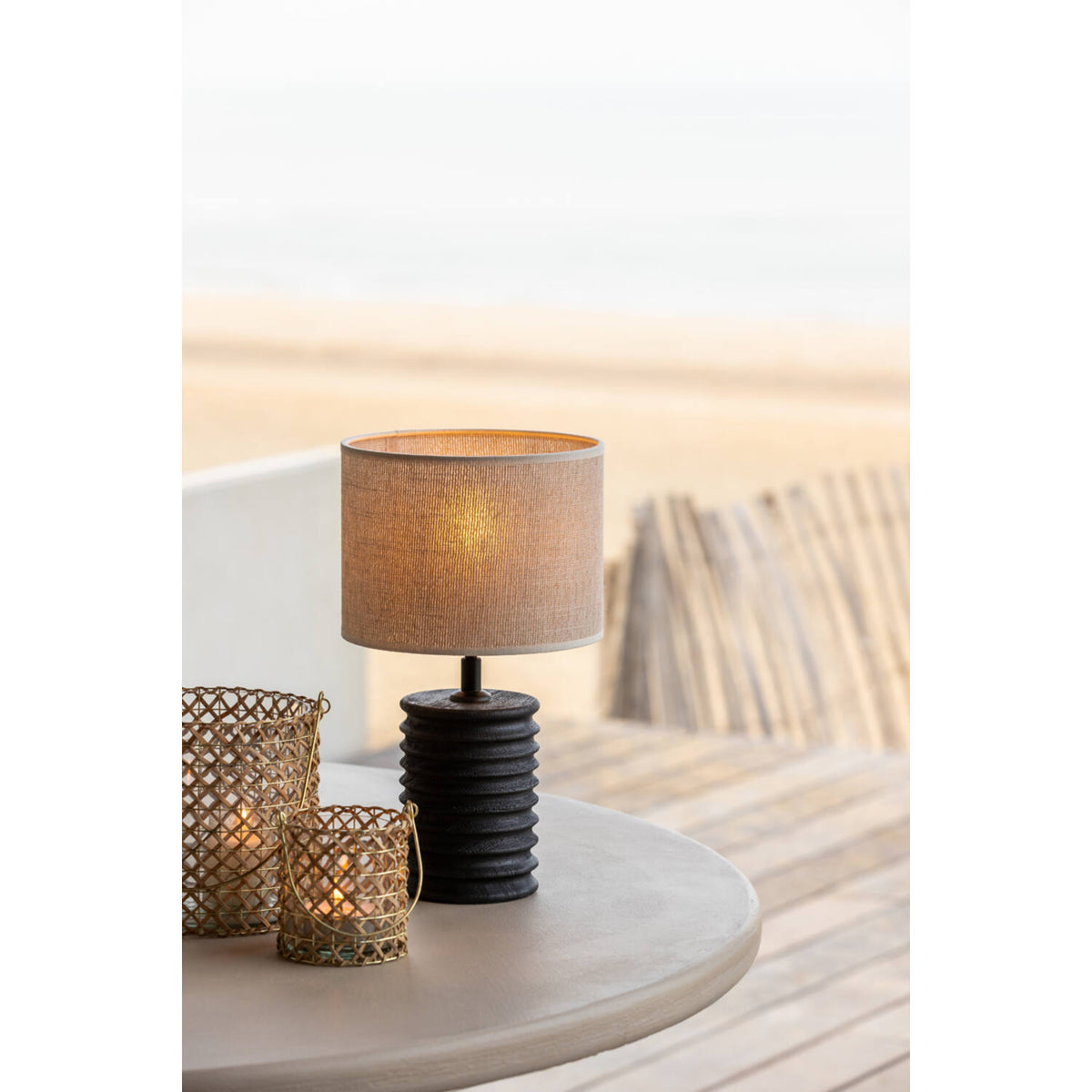 Breska Shade Cylinder- Pearl White