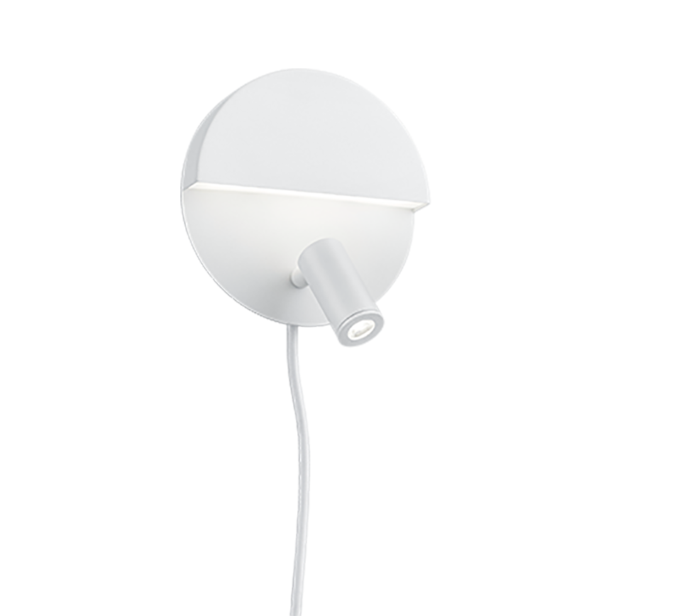 Mario 2Lt Reading Light - White/Black
