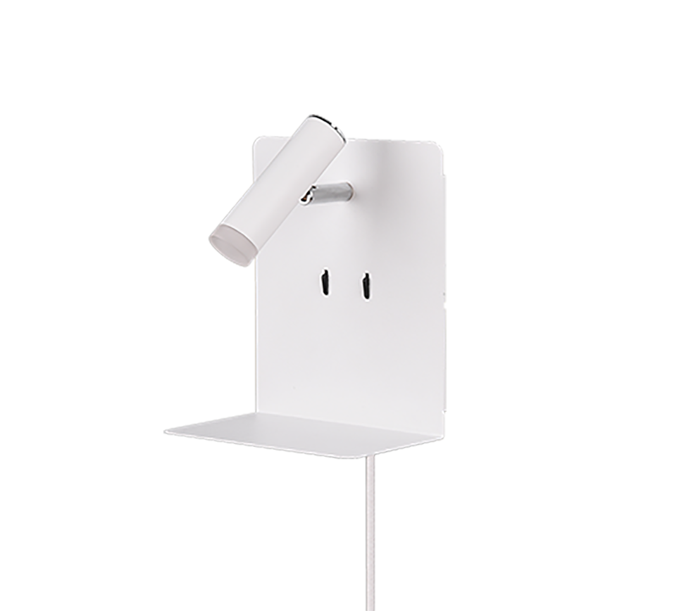 Element USB Charger Reading Light - Black/White
