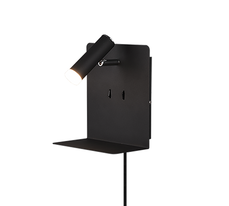 Element USB Charger Reading Light - Black/White