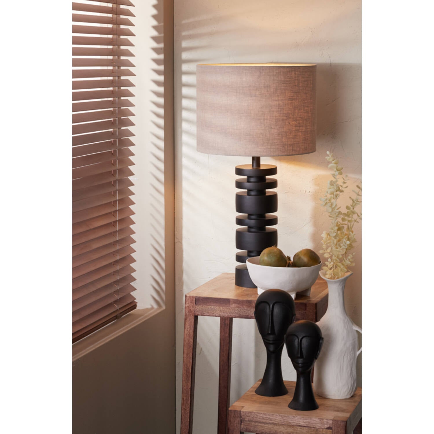 Dark Linen Shade Cylinder