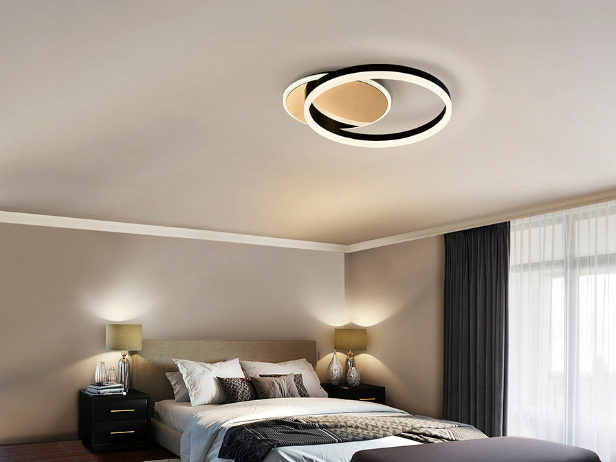 ORIEL CEILING LAMP GOLD/BLACK