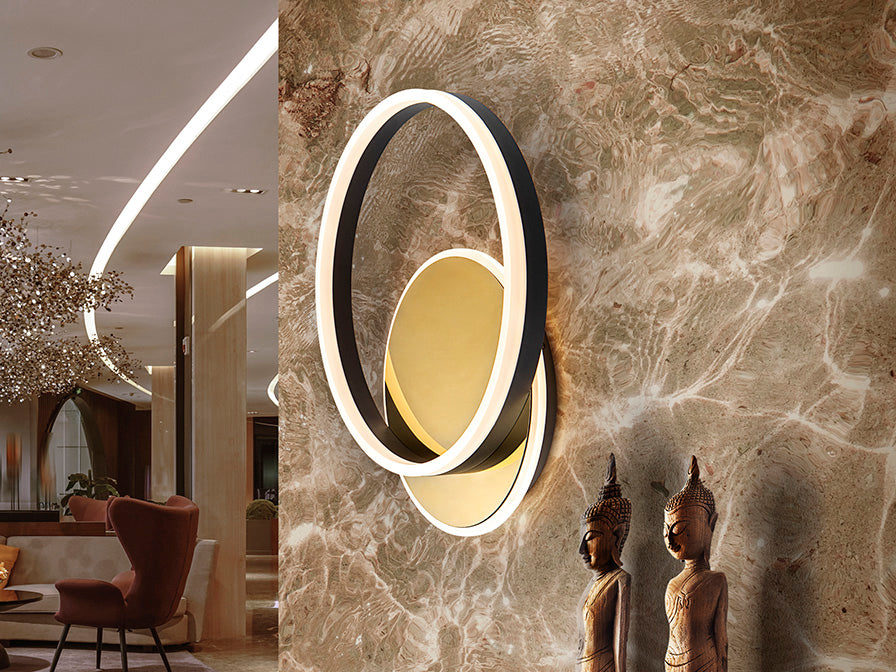 ORIEL CEILING LAMP GOLD/BLACK