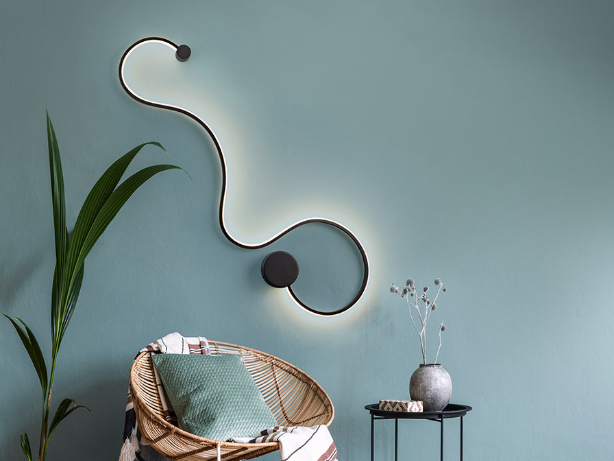 Grafos LED Wall Light - Gold/Black