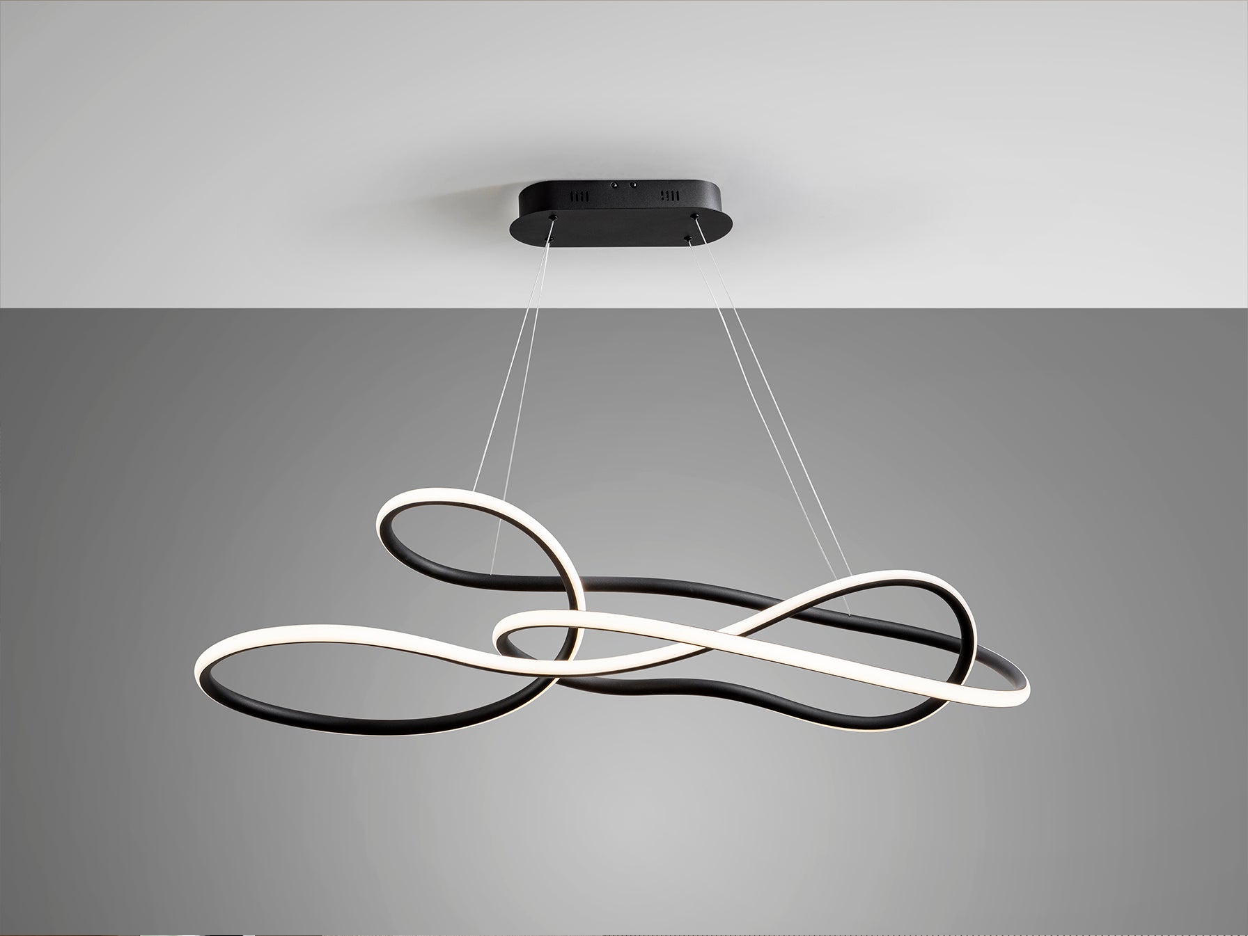Evania Ceiling Light - Matt Black Finish