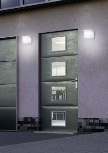 Yangtze Anthracite/White, Outdoor LED Wall Light