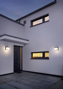 Yangtze Anthracite/White, Outdoor LED Wall Light