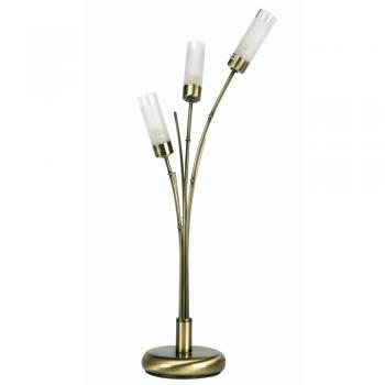 Oslo Table Lamp- Antique Brass& Chrome Finishes