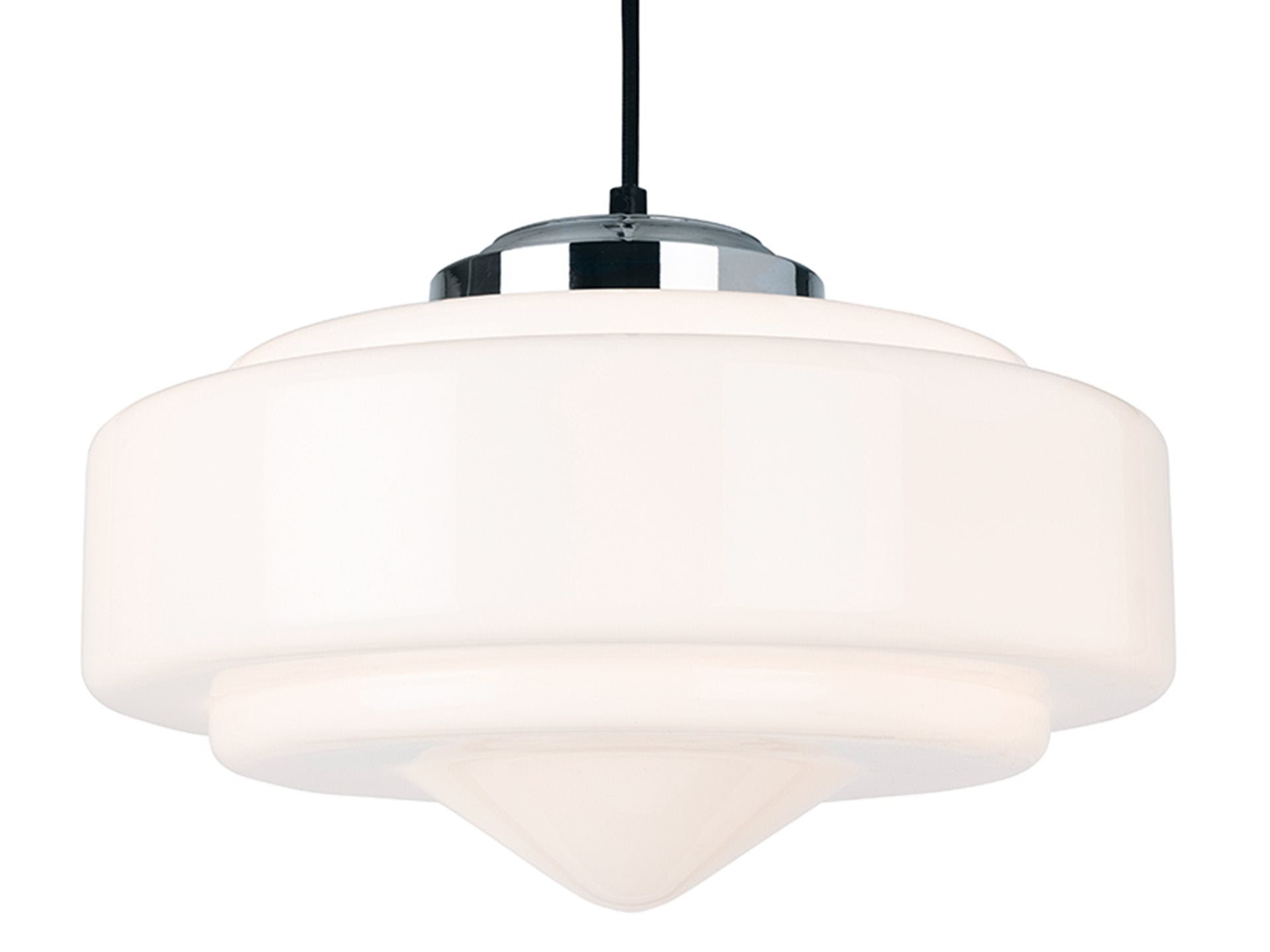 Art Deco Pendant- Chrome Various Finishes