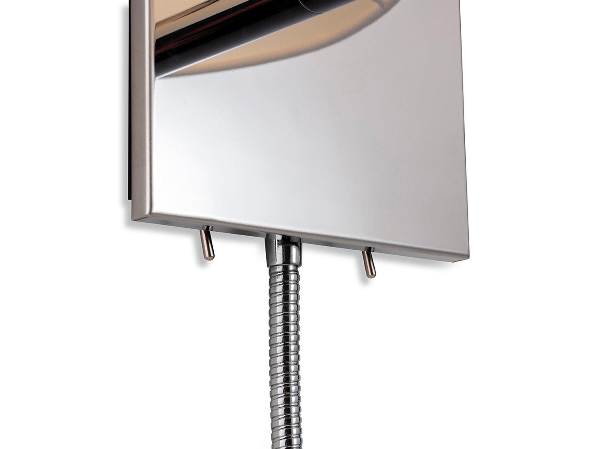Grand 2Lt Wall Light- Chrome/ Brushed Steel Finishes