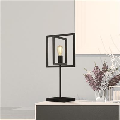 Plaza Adjustable Table Lamp - Matt Black
