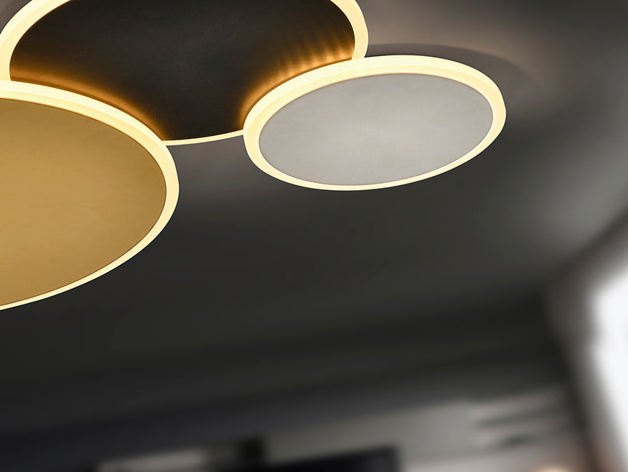 UMBRA - GOLD-BLACK-WHITE CEILING LAMP