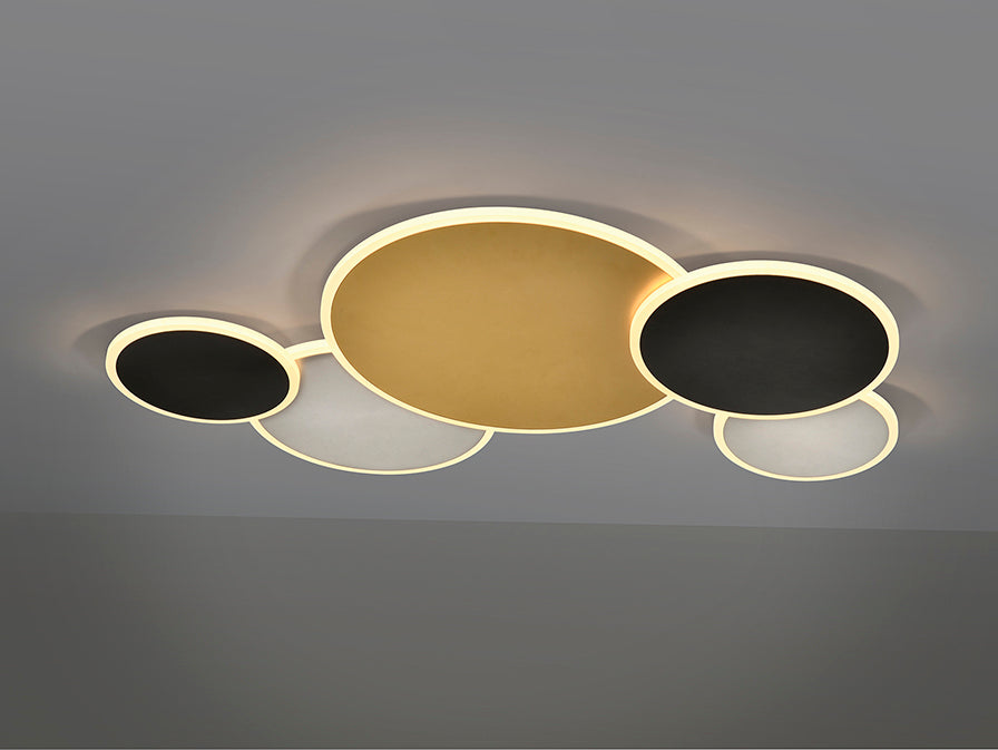 UMBRA - GOLD-BLACK-WHITE CEILING LAMP