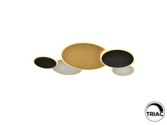 UMBRA - GOLD-BLACK-WHITE CEILING LAMP