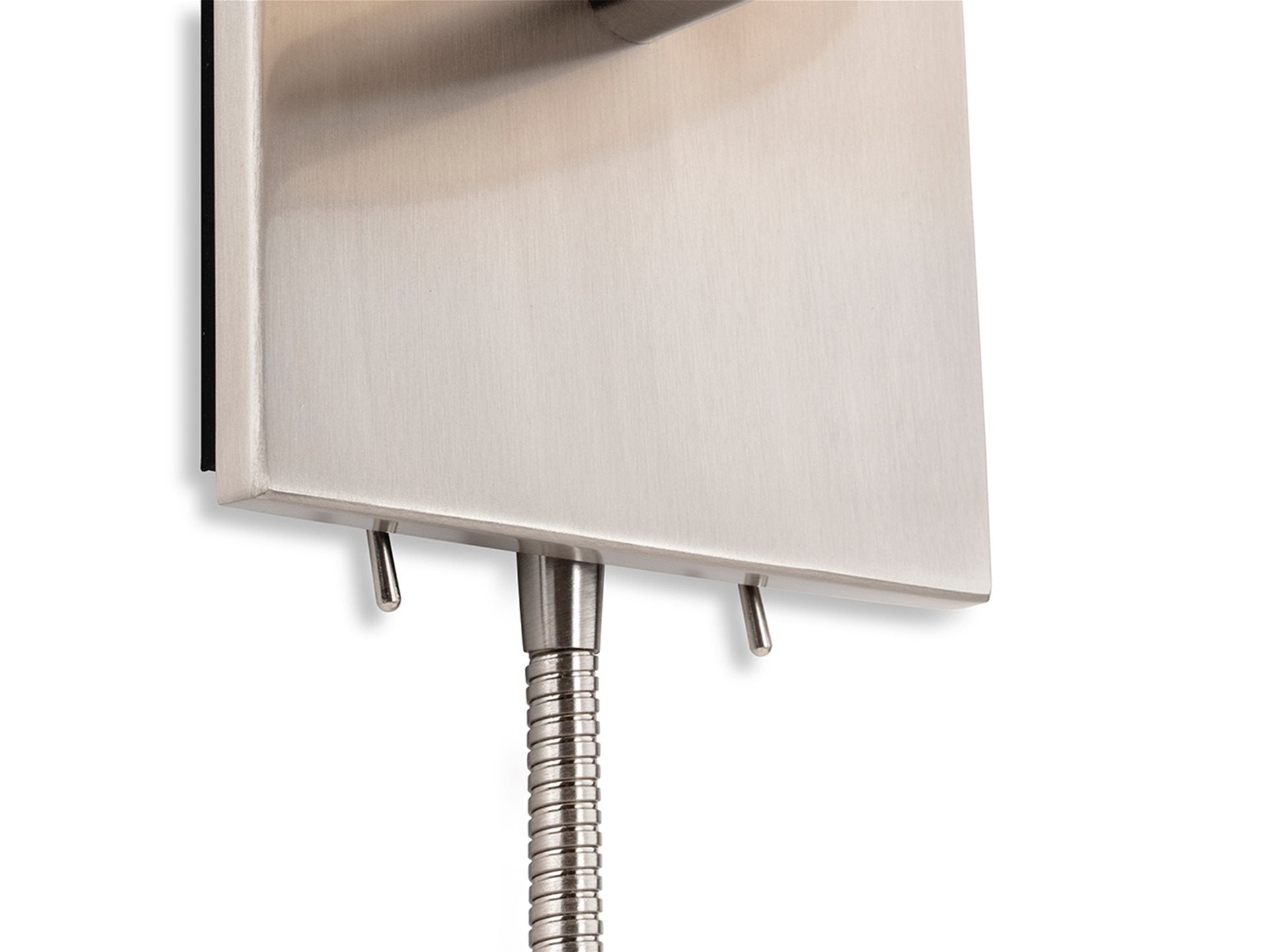 Grand 2Lt Wall Light- Chrome/ Brushed Steel Finishes