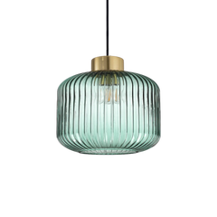 Mint Pendant Light, Various Styles - Green/Smokey Grey Finish