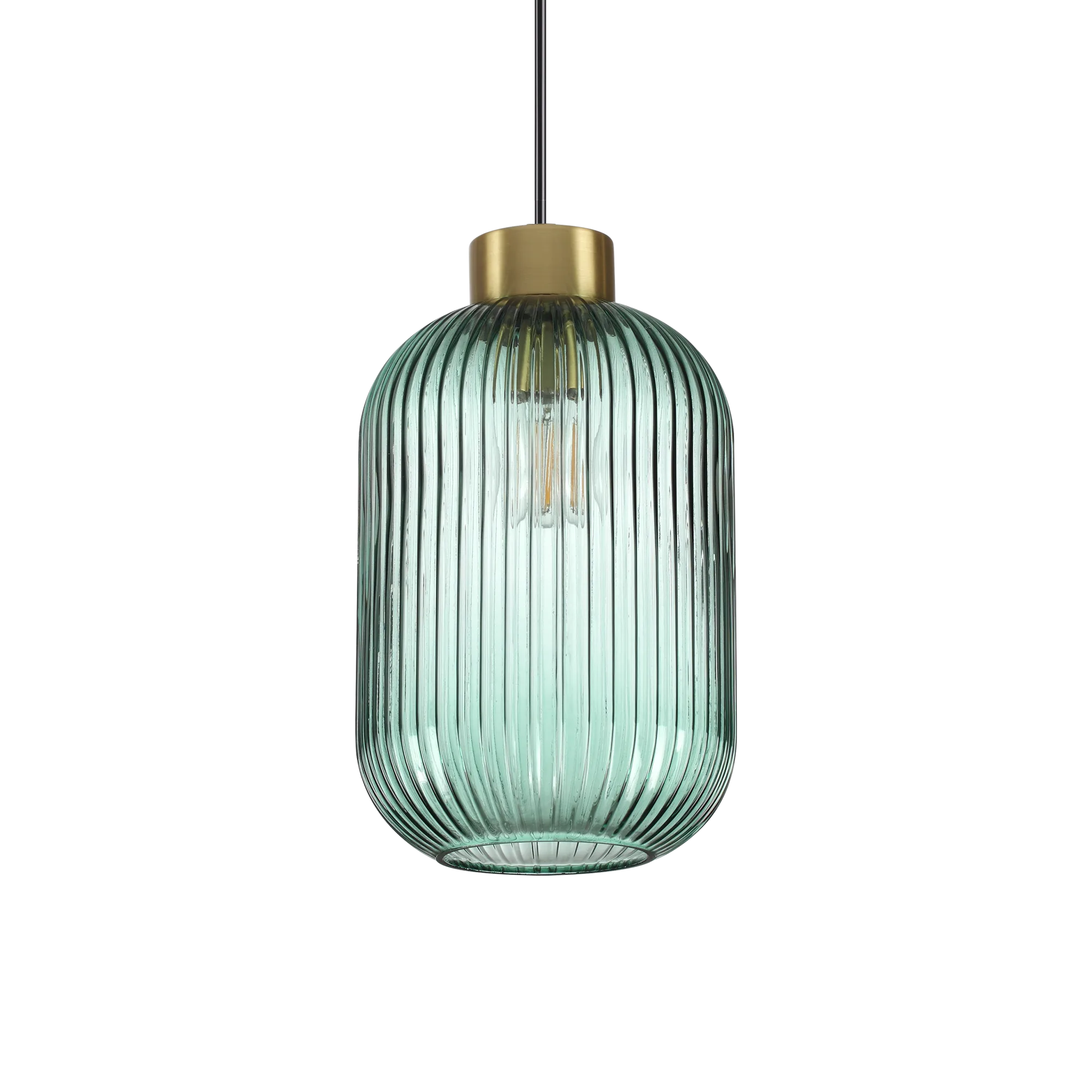 Mint Pendant Light, Various Styles - Green/Smokey Grey Finish