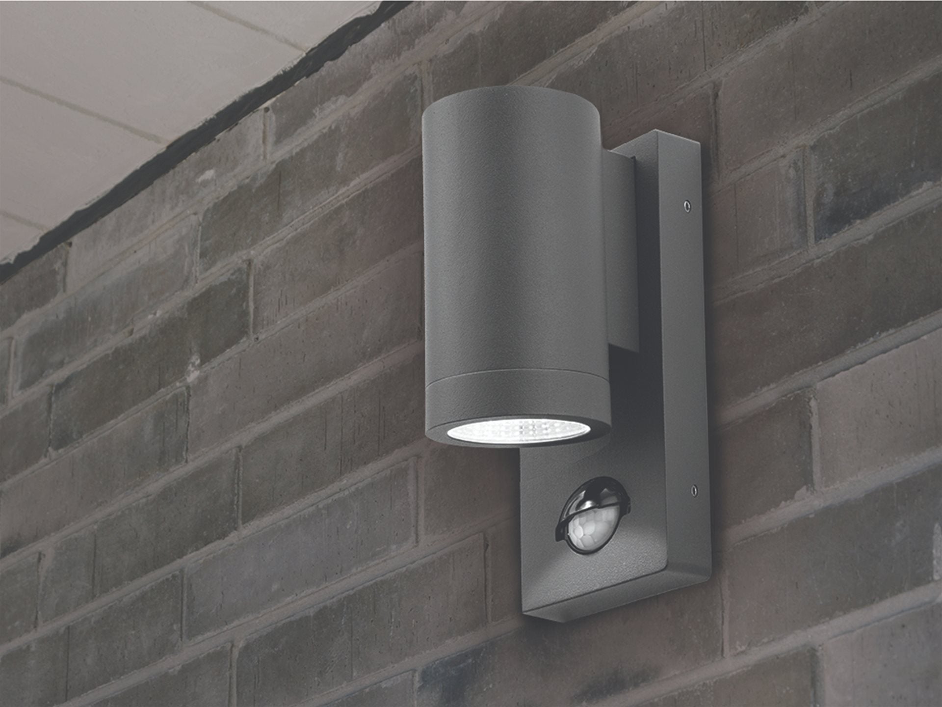 Shelby LED Wall Light with PIR- Graphite