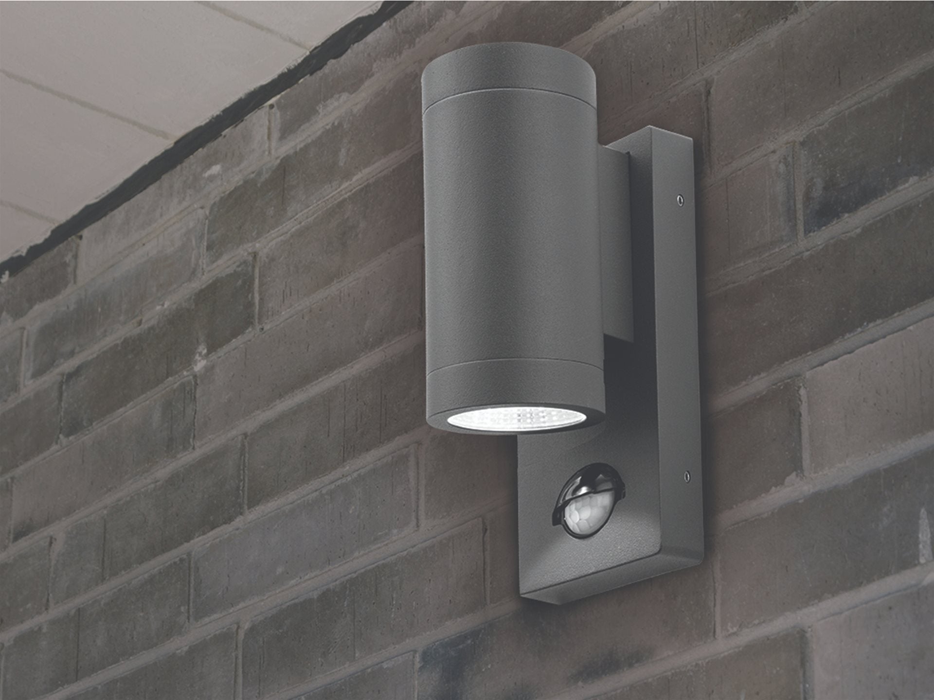 Shelby LED Wall Light with PIR- Graphite