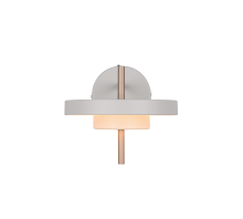 Keaton Wall Light- Warm Grey/ Black Gold Finishes