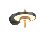Keaton Wall Light- Warm Grey/ Black Gold Finishes