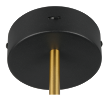 Keaton Wall Light- Warm Grey/ Black Gold Finishes