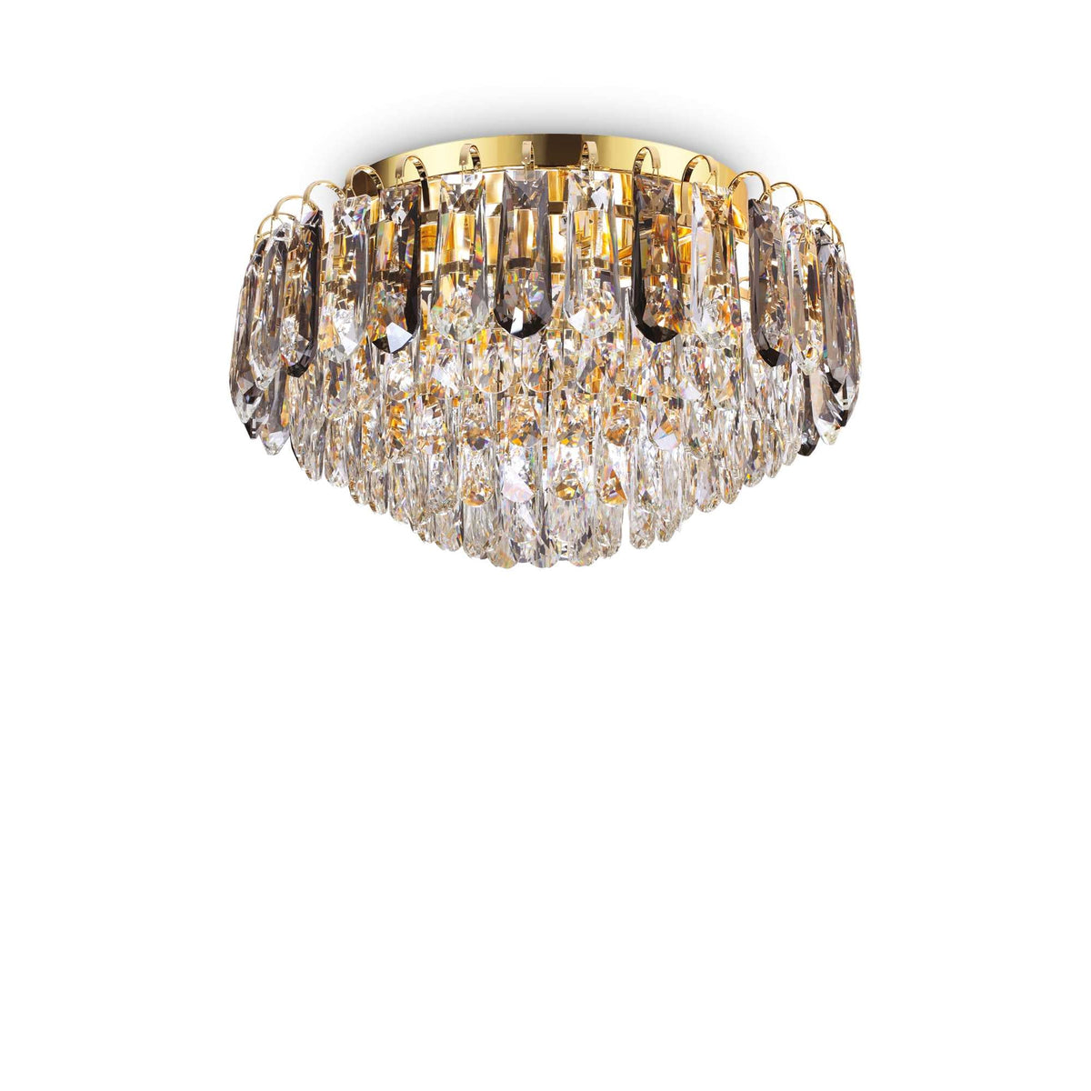 Magnolia Flush Crystal - Gold Finish - Cusack Lighting