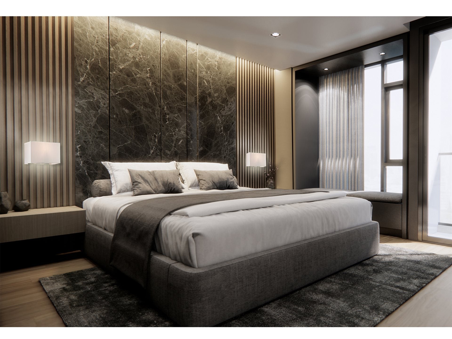 Fargo Single Wall Light- Brushed Steel with Cream Shade