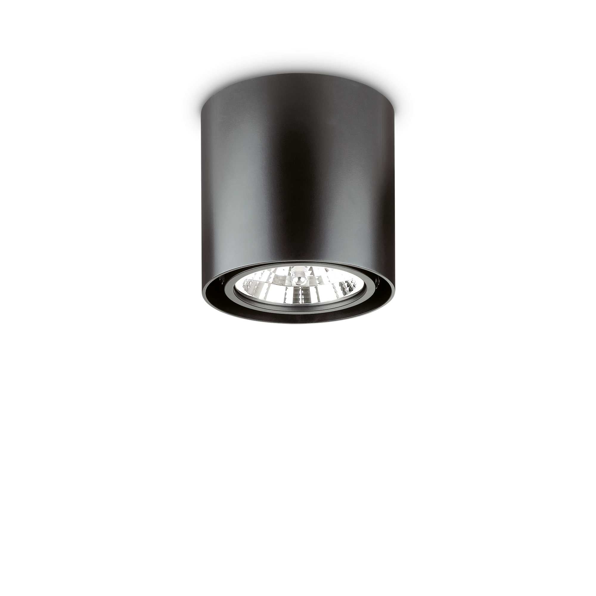 Mood 1Lt  Round Spotlight IP20 - Black/White