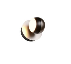 Orbit Wall lamp- Nickel/ Black Finishes