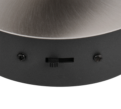 Orbit Wall lamp- Nickel/ Black Finishes