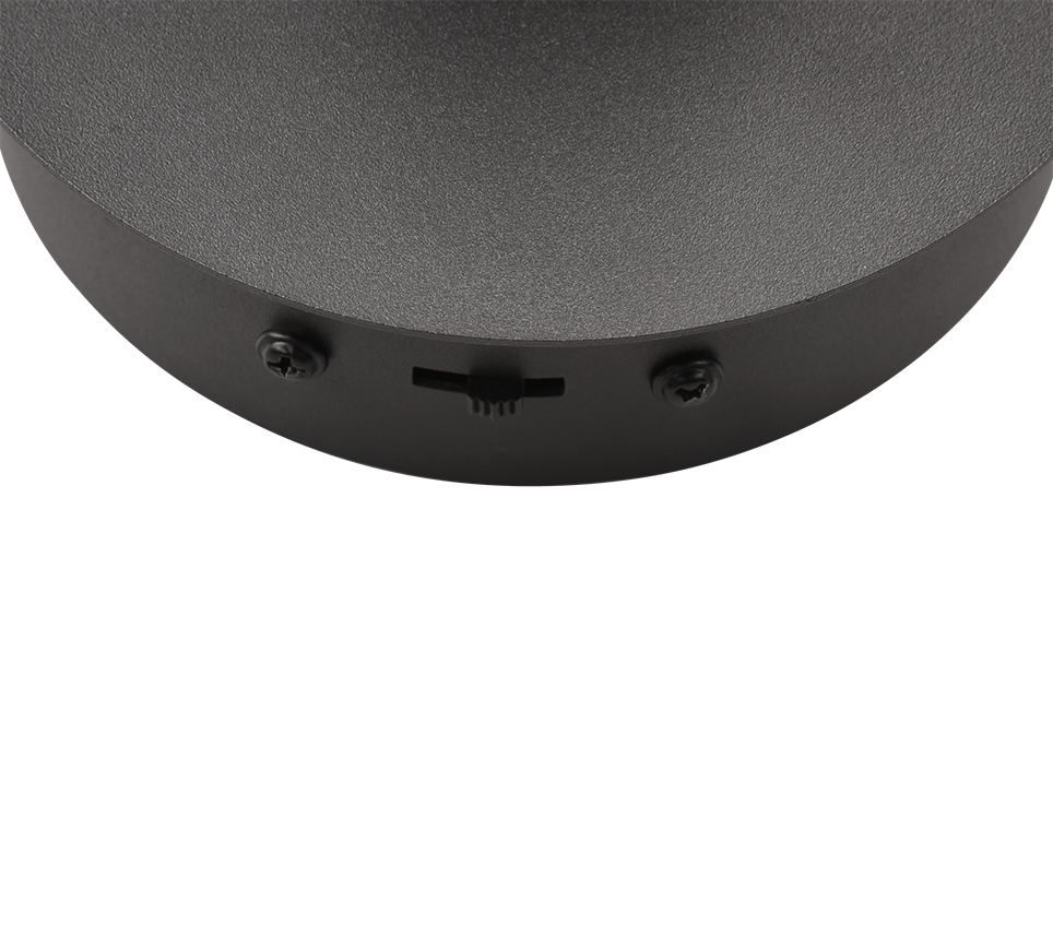 Orbit Wall lamp- Nickel/ Black Finishes