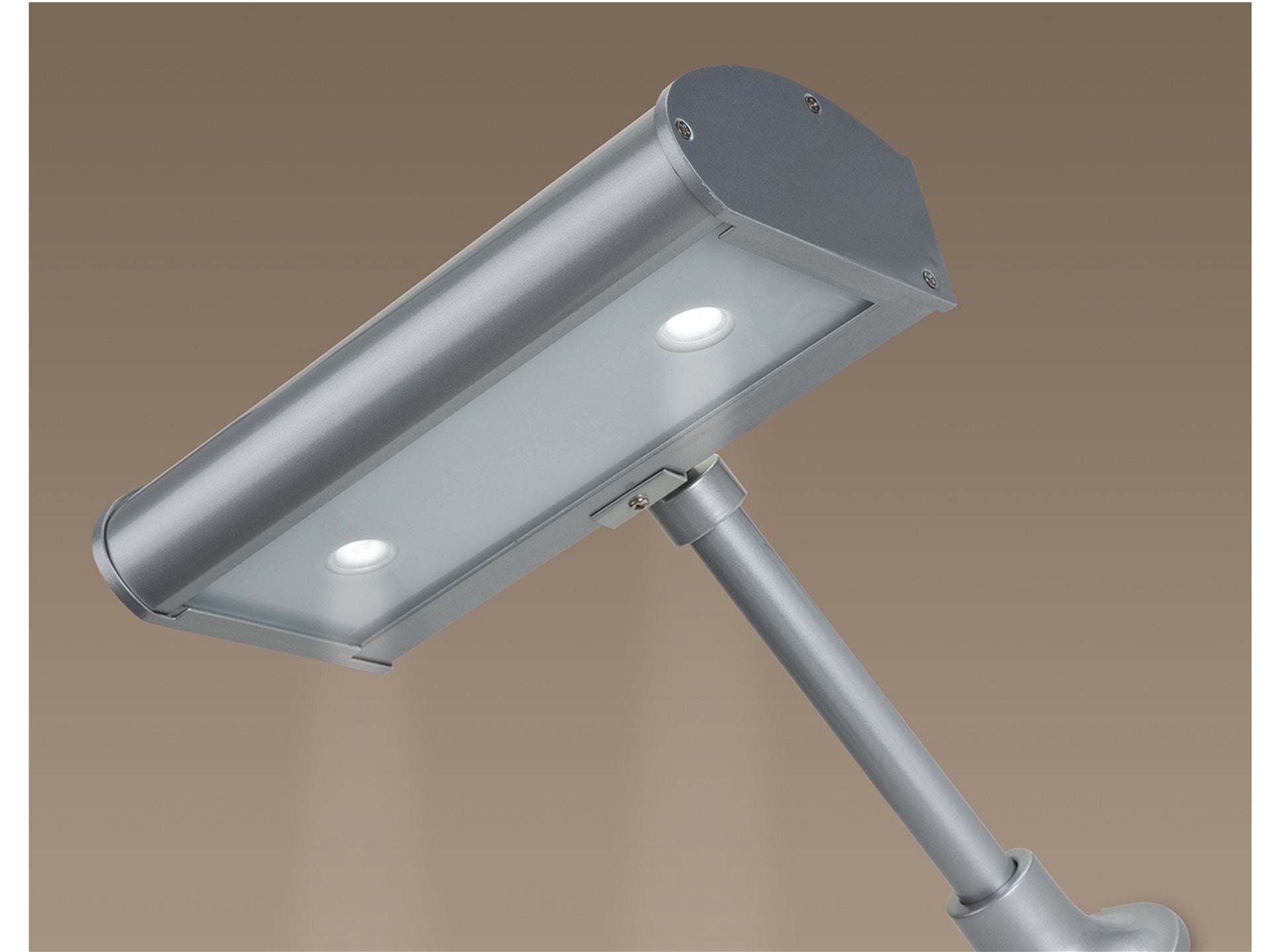 Koller LED Sign Light- Silver/ Black Finish