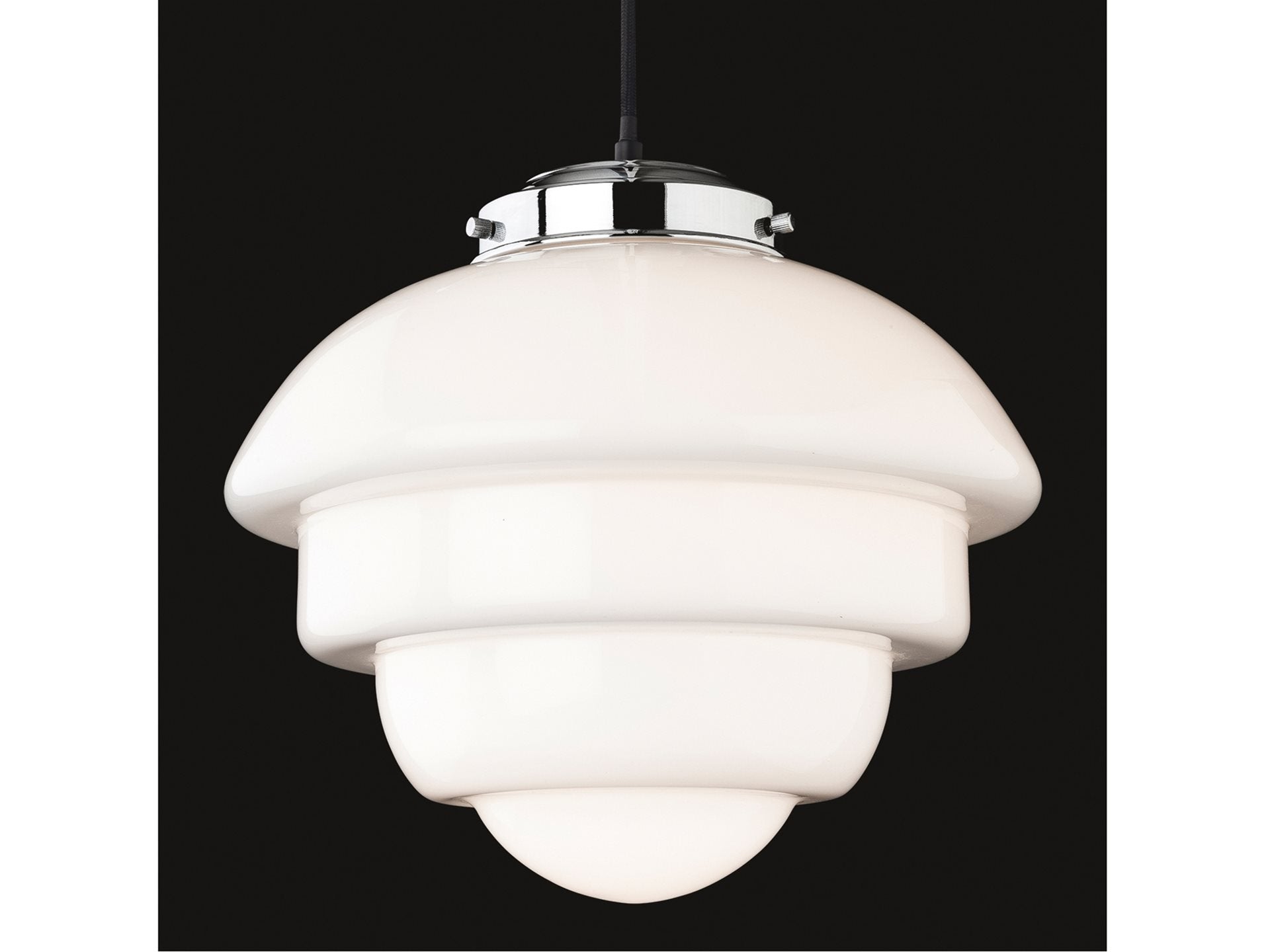 Art Deco Pendant- Chrome Various Finishes
