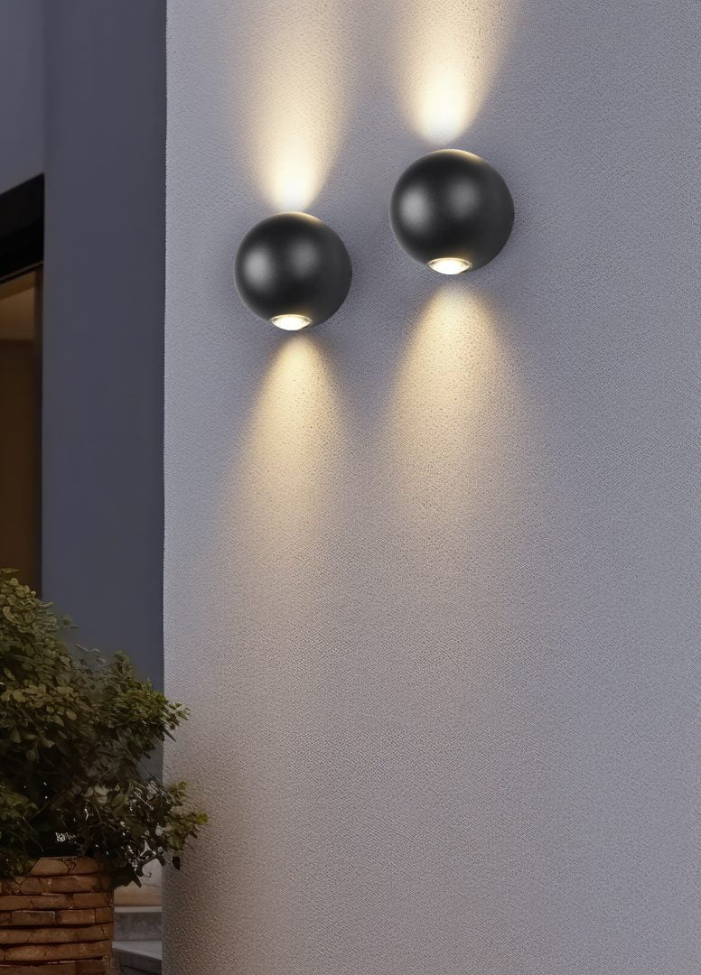 Avisio 2/4Lt Outdoor Up down Wall Light