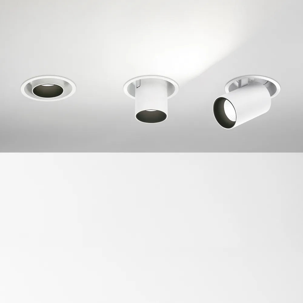 Nova 6W/12W LED Recessed Lights-Black/ White Finish