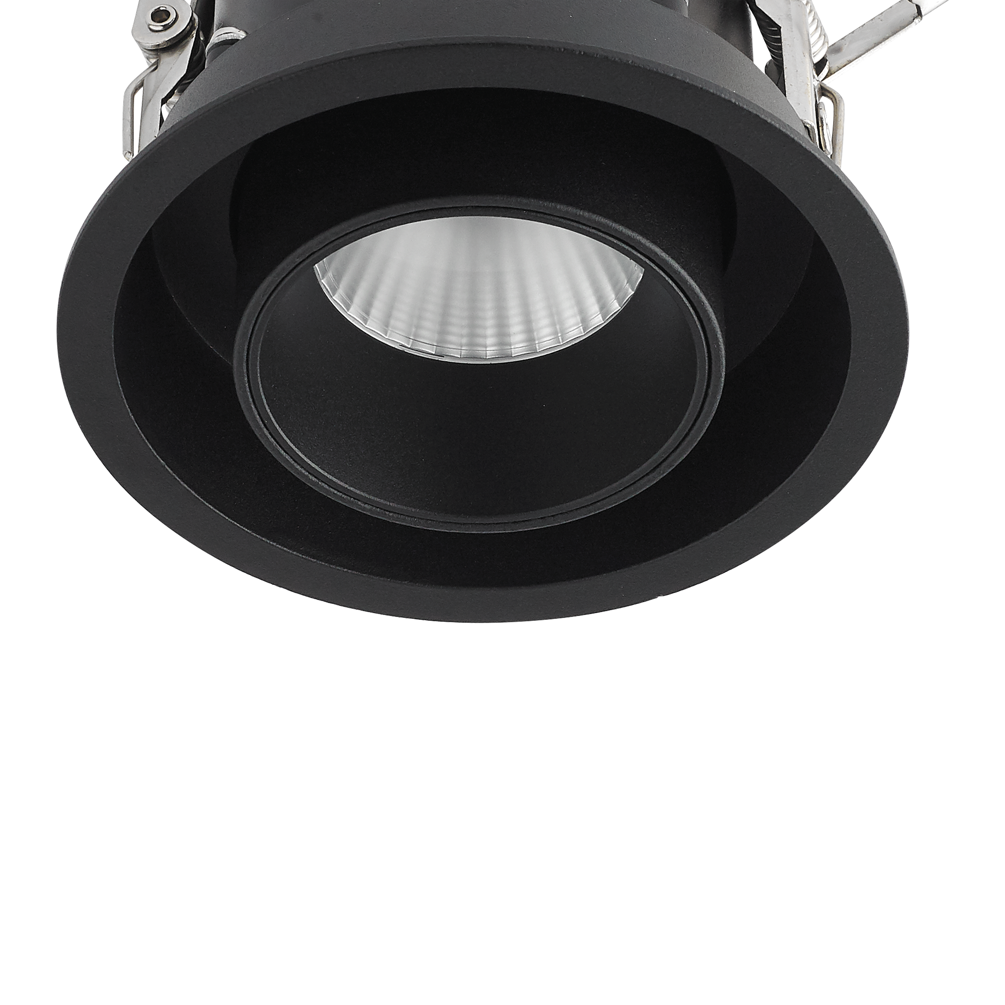 Nova 6W/12W LED Recessed Lights-Black/ White Finish