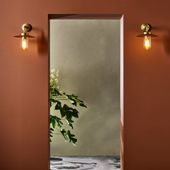 Portree Outdoor Wall Light IP44 - Solid Brass